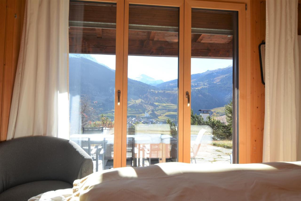 Haus Schwarz Villa Savognin Bagian luar foto