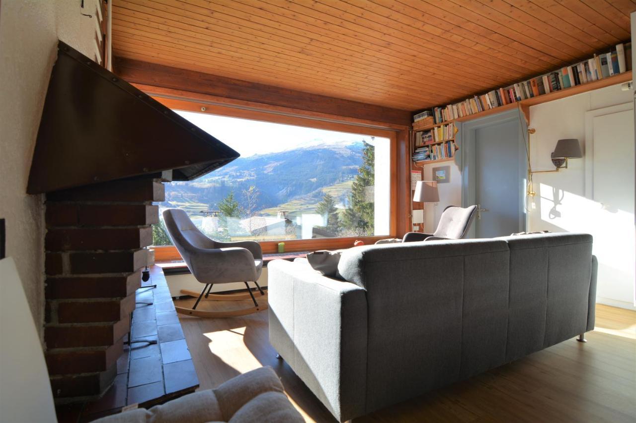 Haus Schwarz Villa Savognin Bagian luar foto